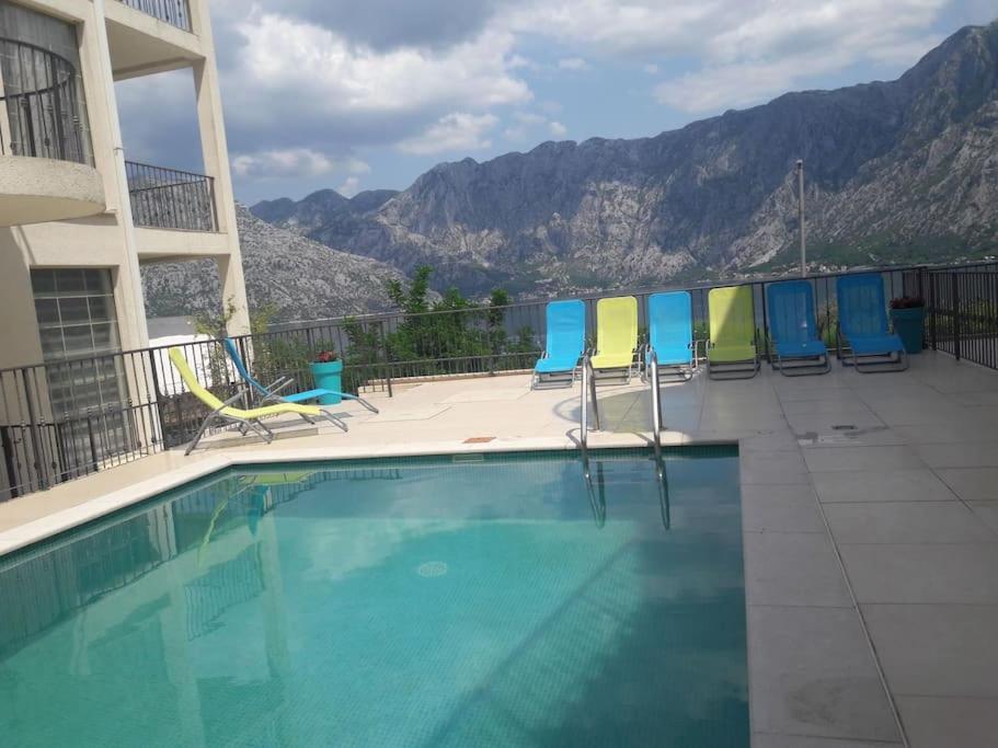 2Br Apartment With Pool Kotor Exterior photo